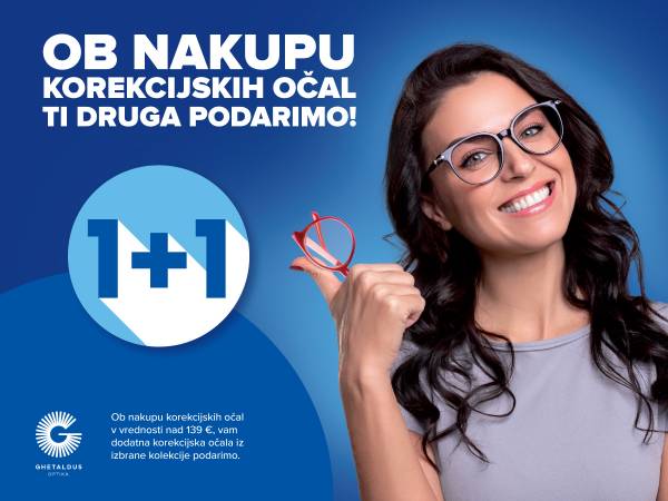 Ghetaldus optika – ponovno v akciji 1+1!